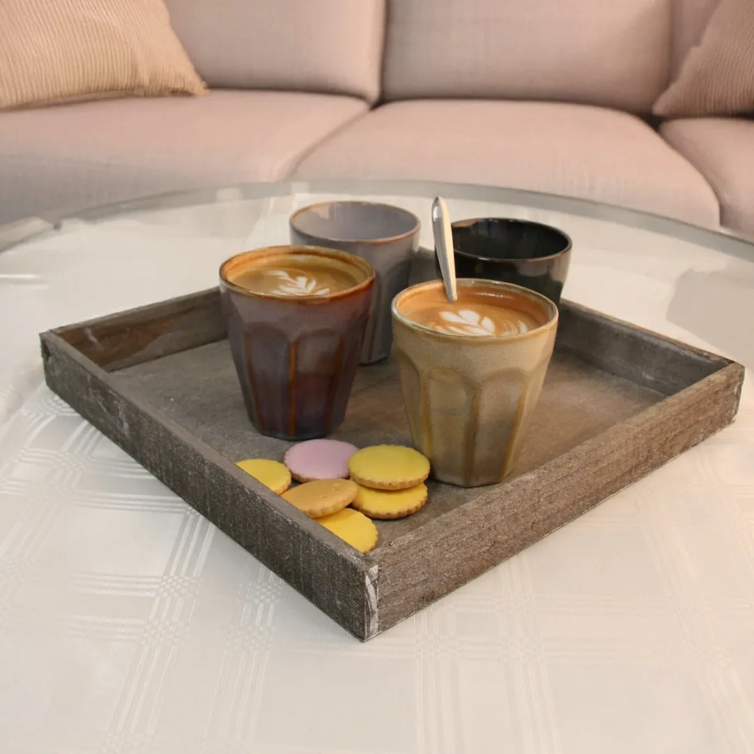 Excellent Houseware Lungo Koffiekopjes 250ml - 8 Stuks - Multi