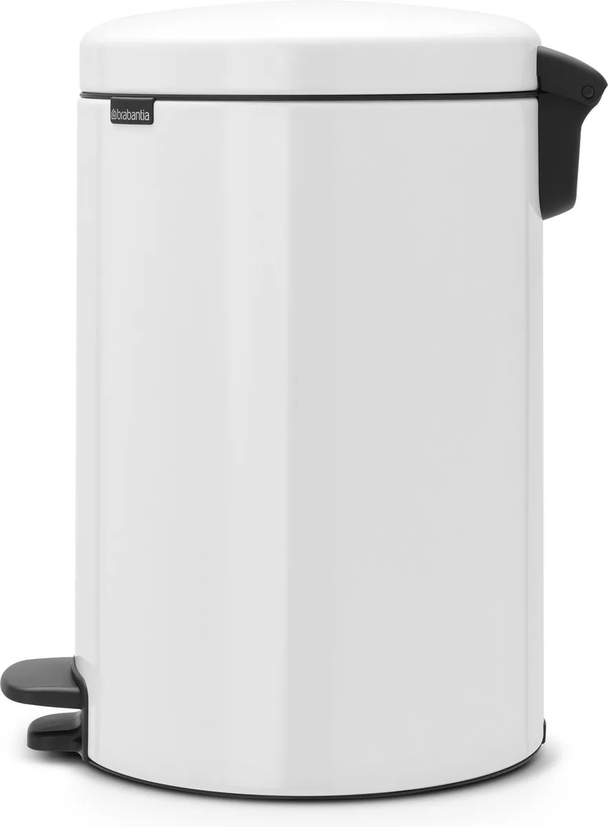 Brabantia NewIcon Prullenbak 20L - Wit