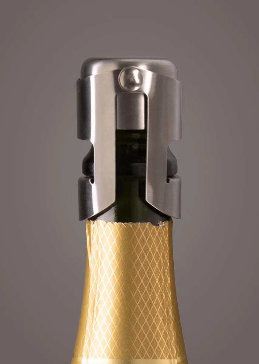 VacuVin Champagne Stopper 18813606 - Zilver
