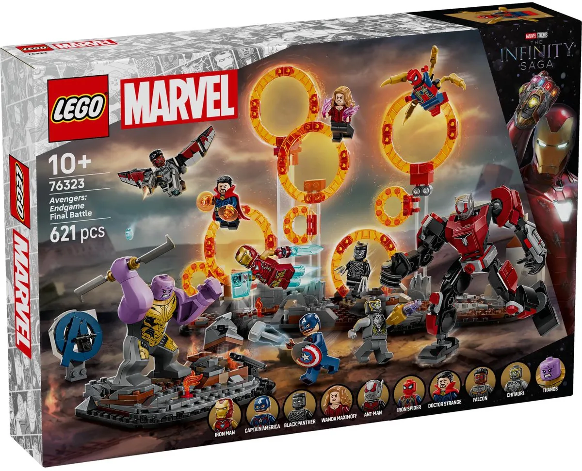 LEGO Marvel Avengers Endgame 76323 Bouwset - 9 Minifiguren - 621 Stukken - Multicolor