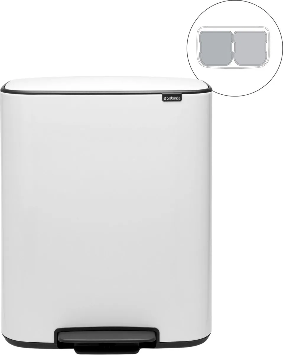 Brabantia Bo Prullenbak 2x30L