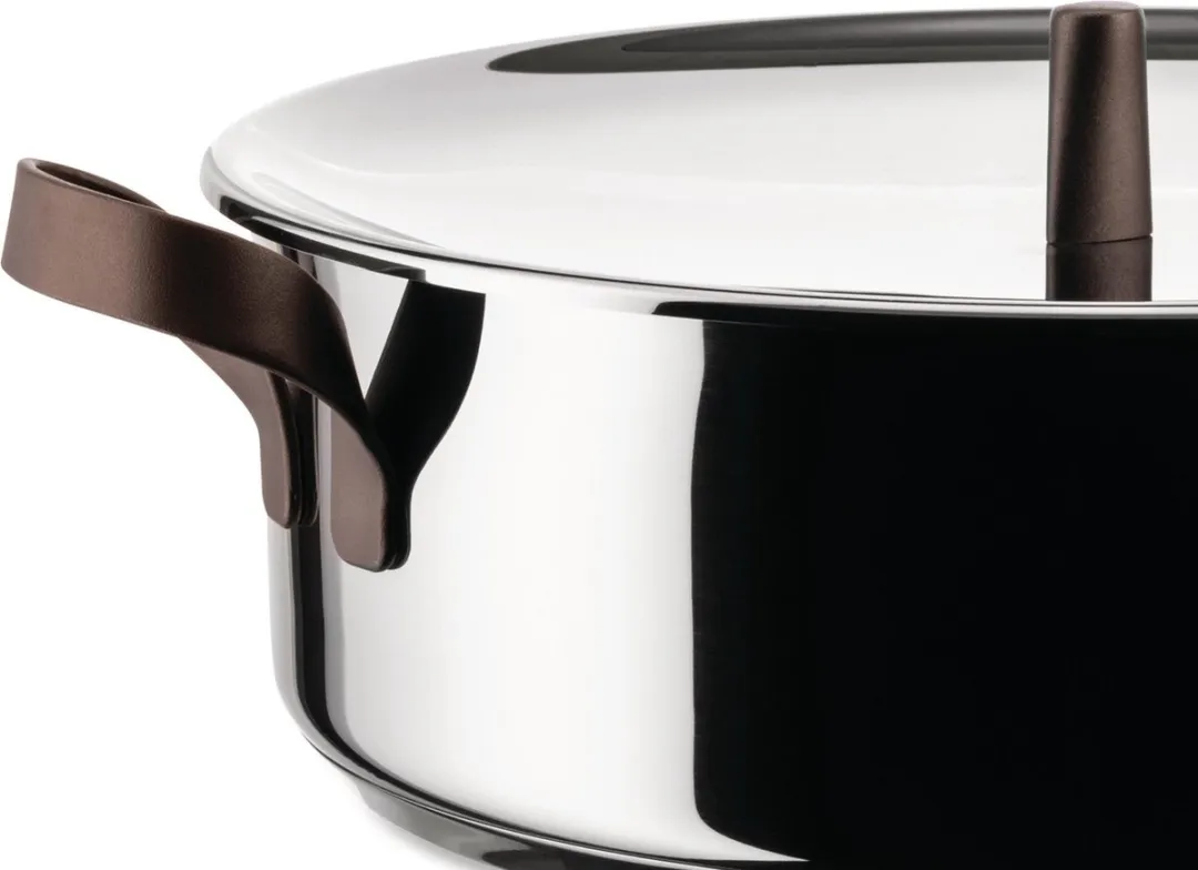 Alessi Edo Braadpan 28cm - 5 Liter - Zilver