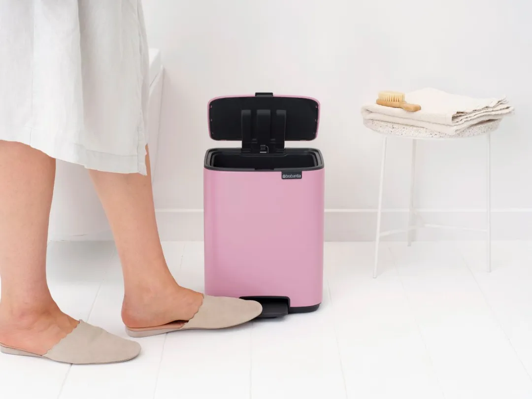 Brabantia Bo Pedaalemmer 7L - Lilac Pink - afbeelding 6 van 6