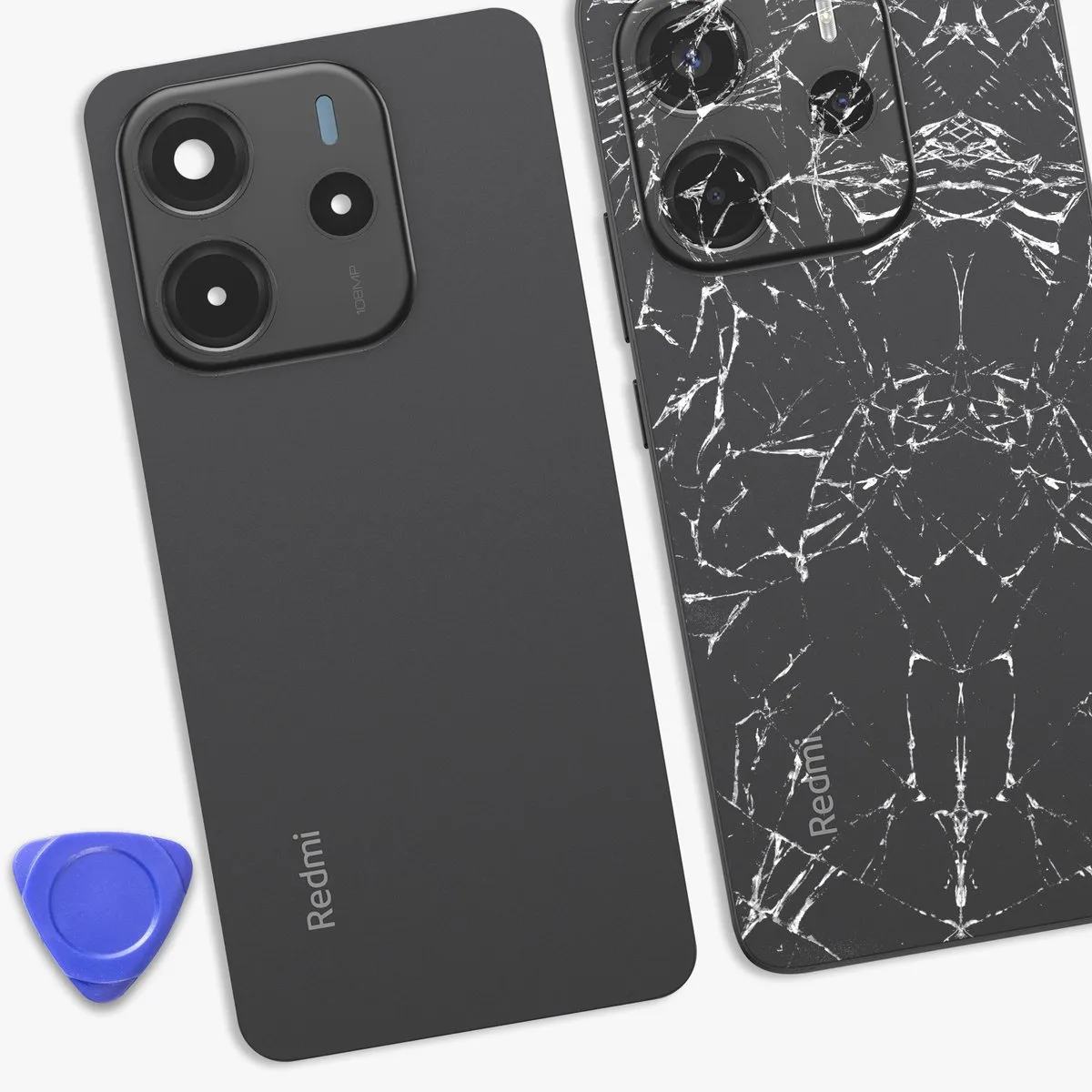 Xiaomi, Originele Batterijklep voor Xiaomi Redmi Note 14 4G Service Pack, Zwart