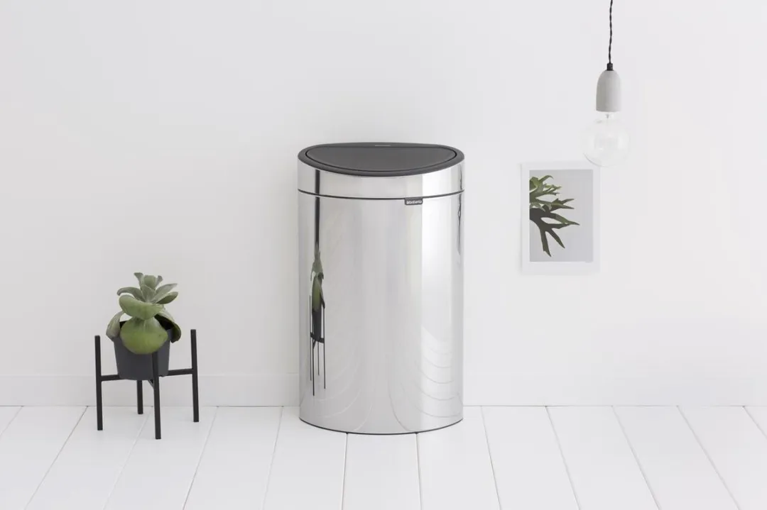 Brabantia Touch Bin Prullenbak 40L - Brilliant Steel
