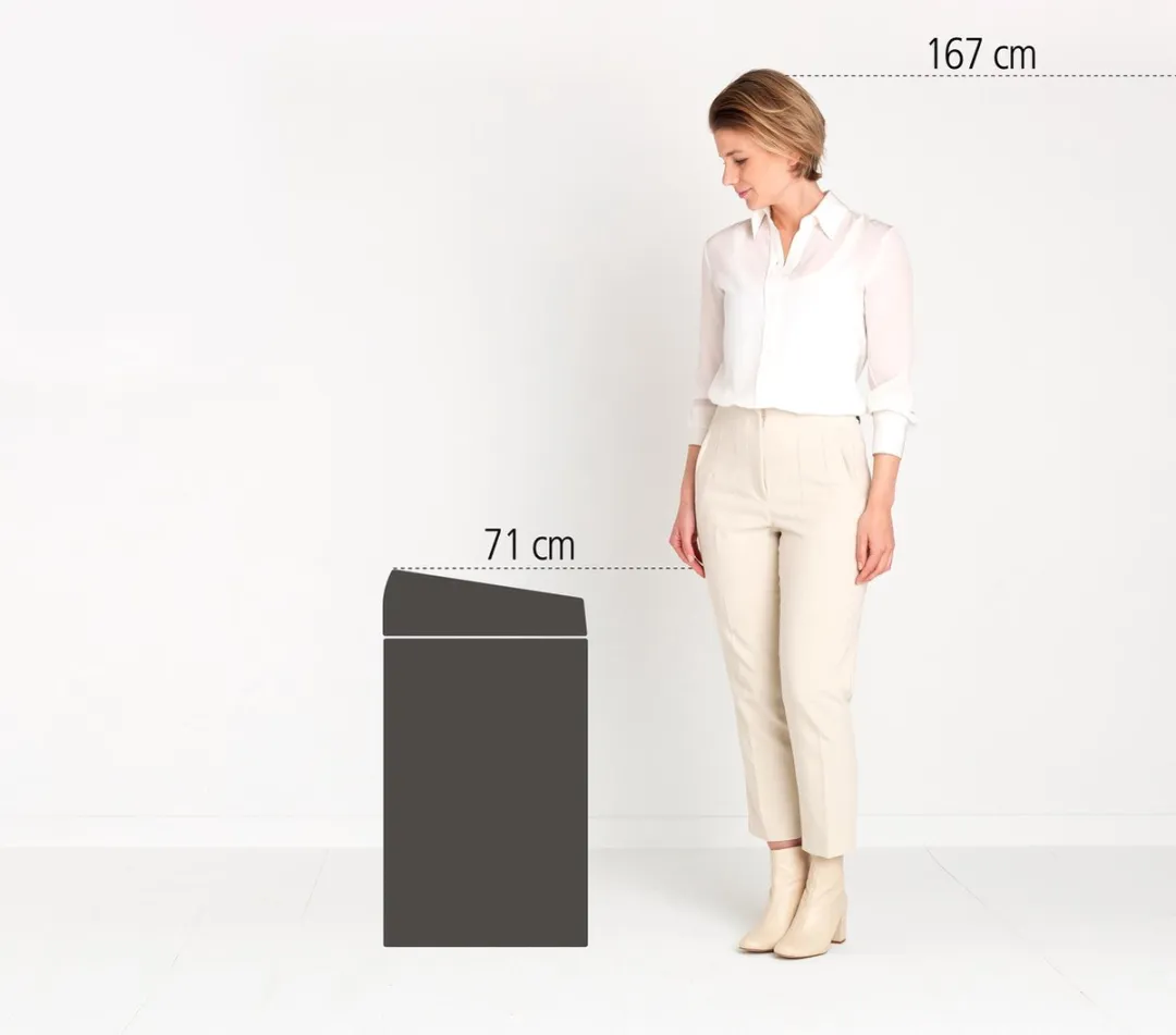 Brabantia Touch Bin Prullenbak 60L - White