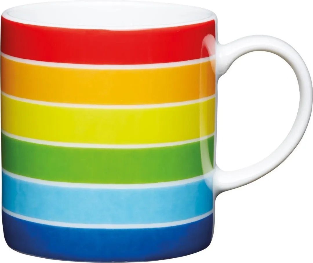 KitchenCraft Espresso Kopje Regenboog