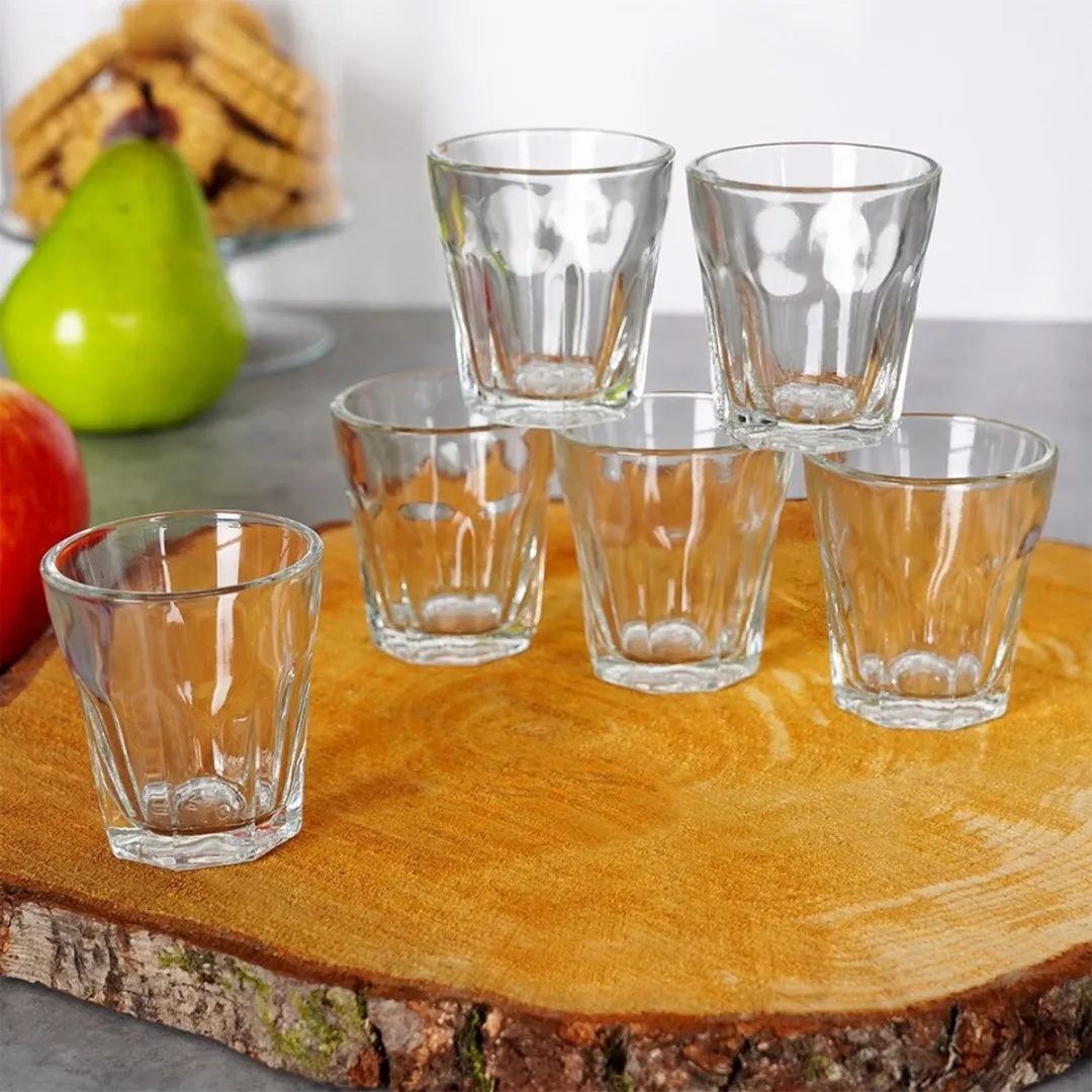 Excellent Houseware Glazen Borrelglaasjes 40ml - Set van 6