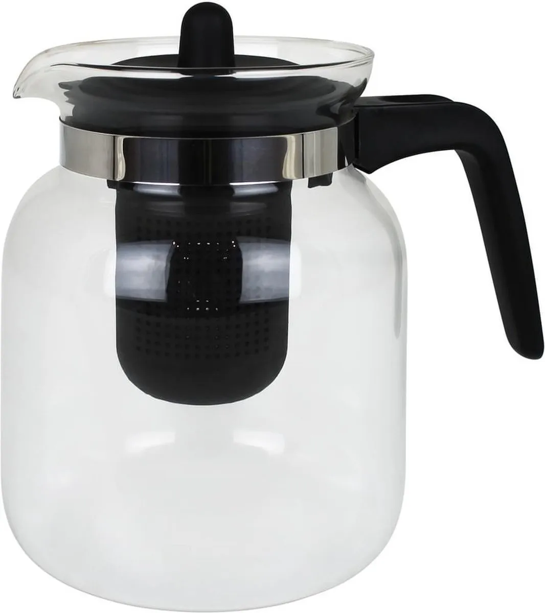 Excellent Houseware Glazen Theepot 1.2L