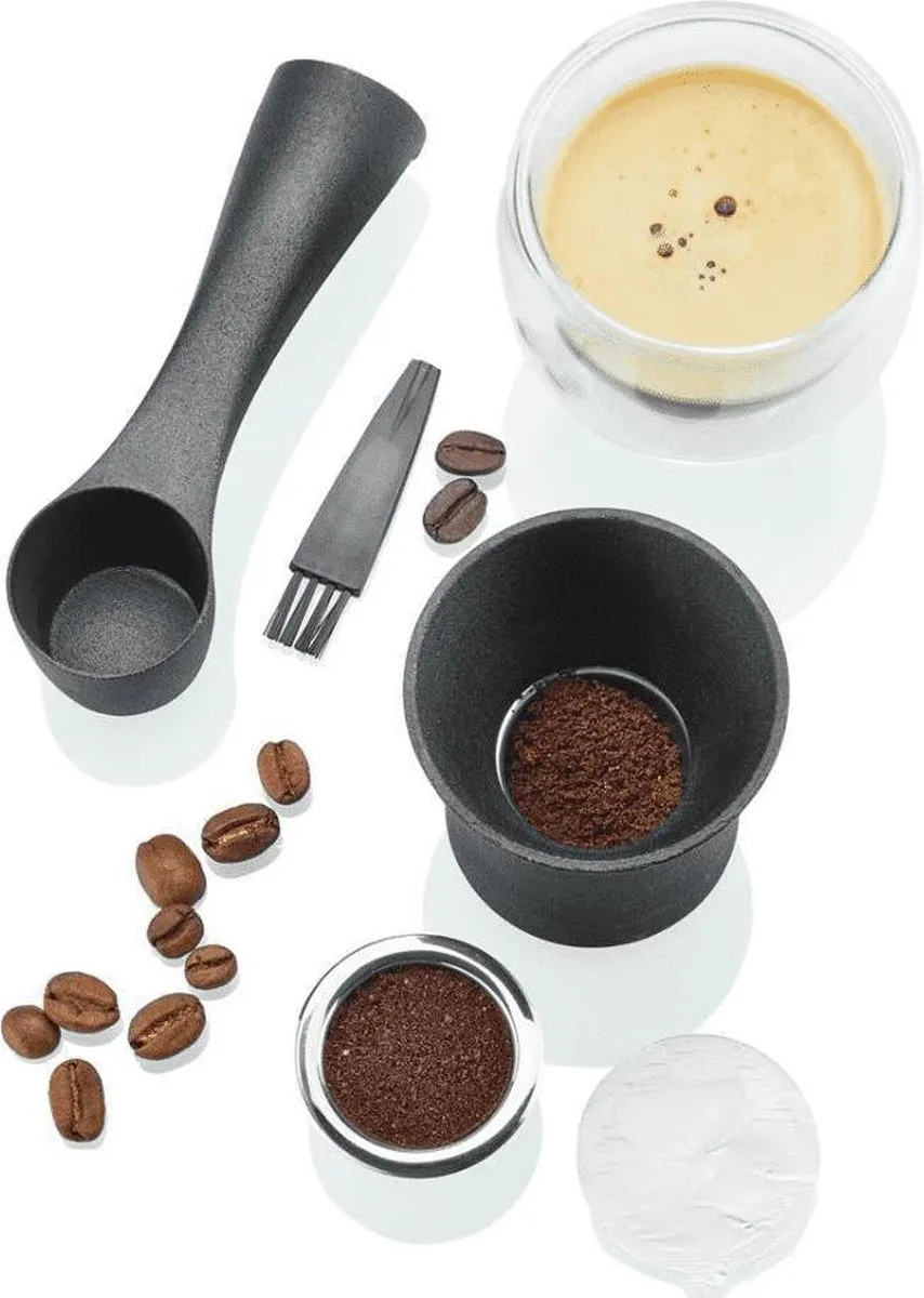GEFU Conscio Set Koffiecapsules - 10 Stuks - Zwart