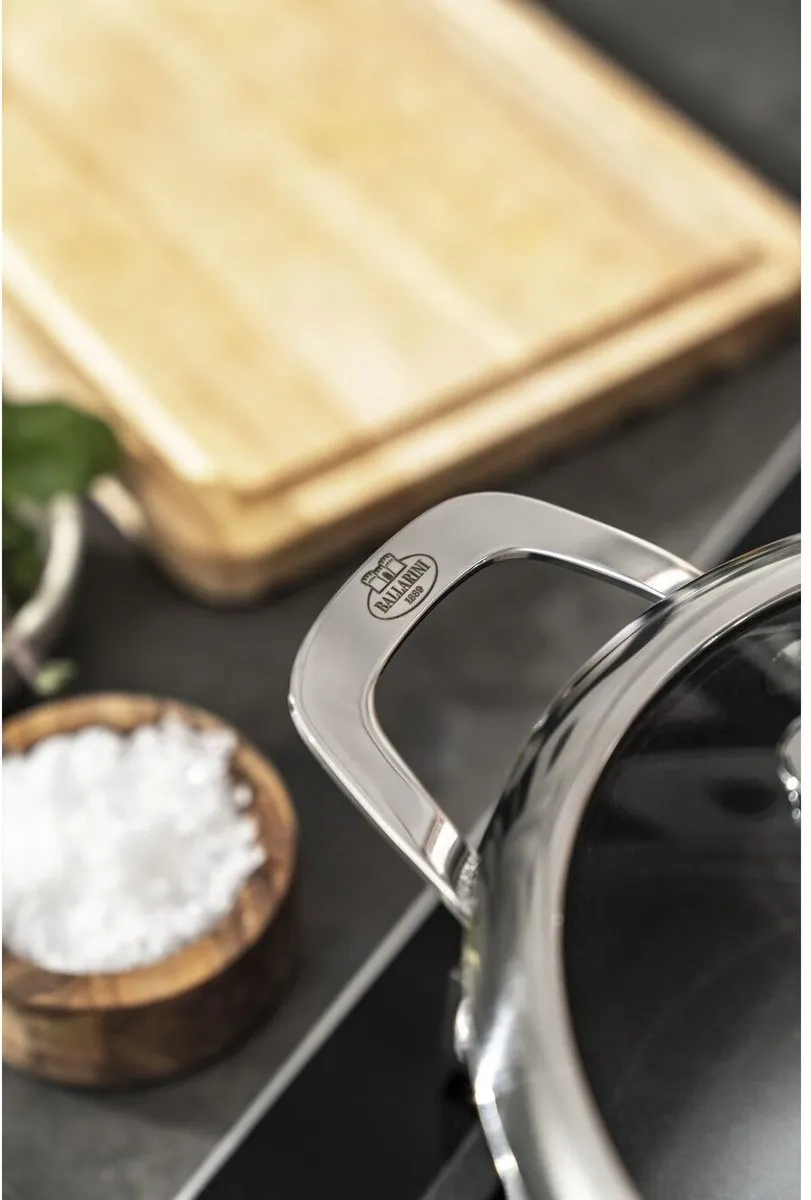 BALLARINI 75002-829-0 steelpan 4,7 l Rond Grijs