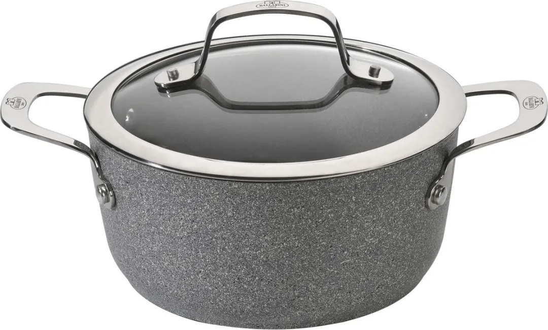 BALLARINI 75002-829-0 steelpan 4,7 l Rond Grijs