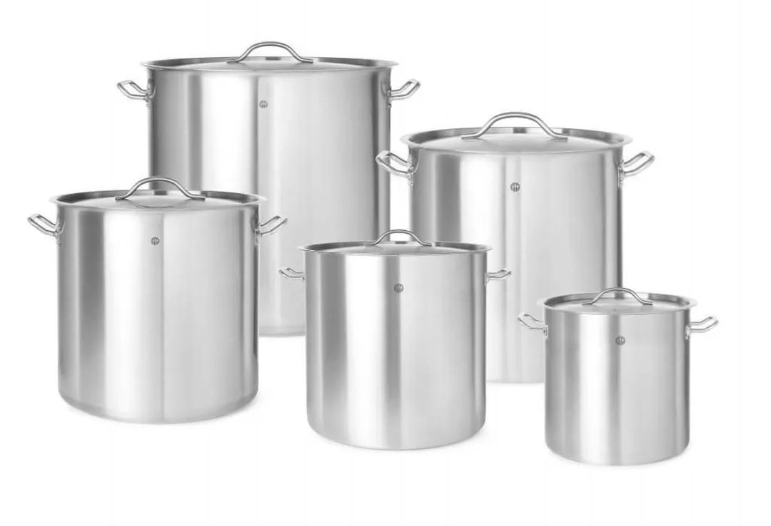 HENDI Kookpan HEN-832844 - 23L - Ø35cm - Zilver