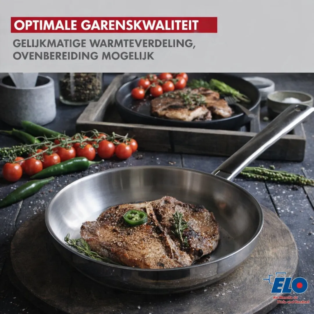 Fackelmann Elo Profi Brillant Keukengerei Set 3-delig - 24/20/16cm - Roestvrij staal