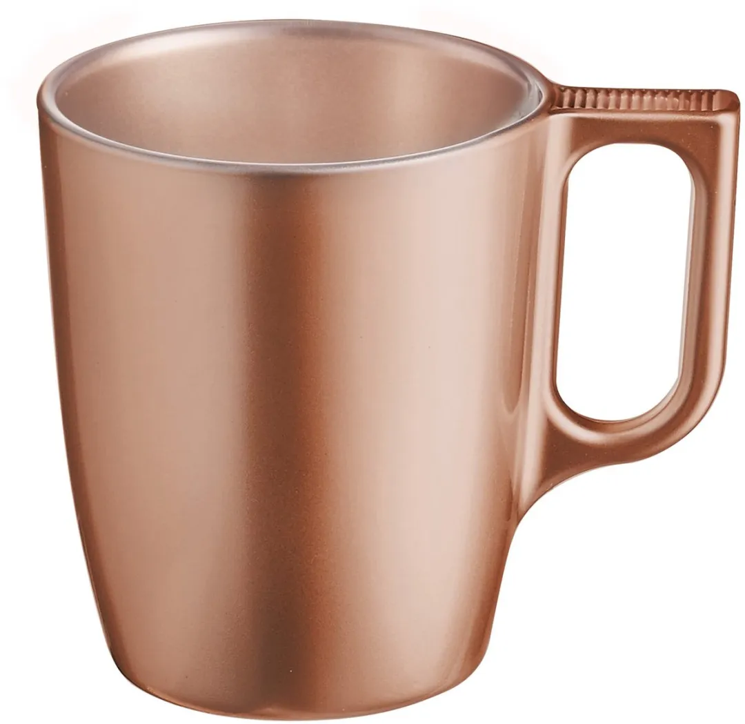 Luminarc Monaco Koffiemokken - 6 Stuks 250ml - Lichtbruin