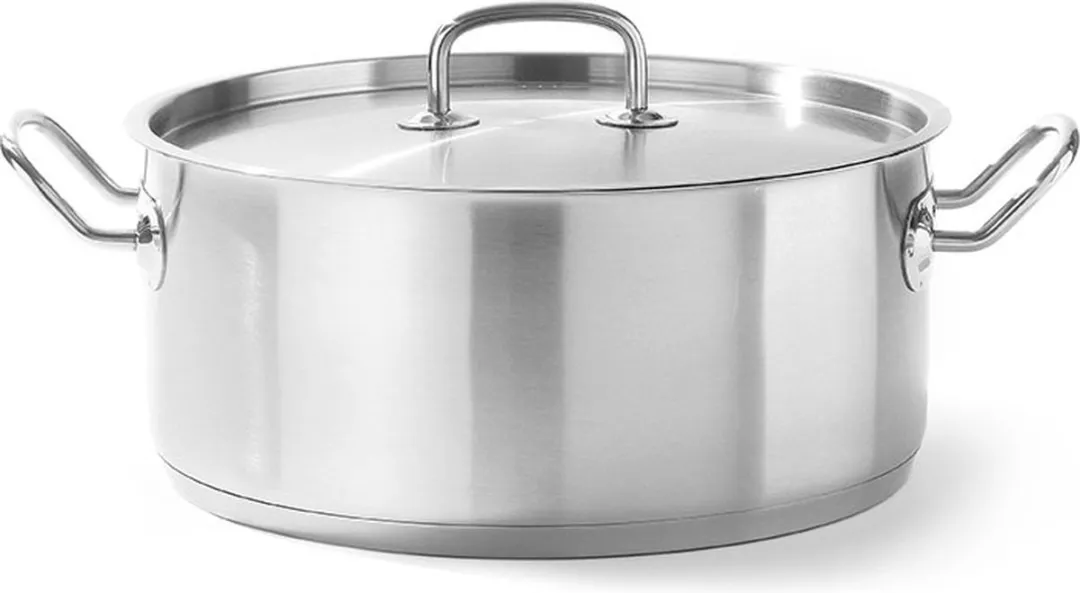 HENDI Kookpan 4,9L Inductiegeschikt - Ø24cm - Zilver