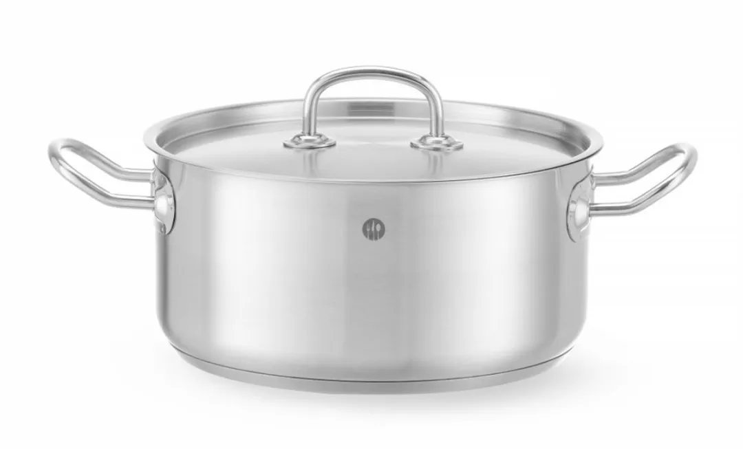 HENDI Kookpan 4,9L Inductiegeschikt - Ø24cm - Zilver - afbeelding 6 van 6