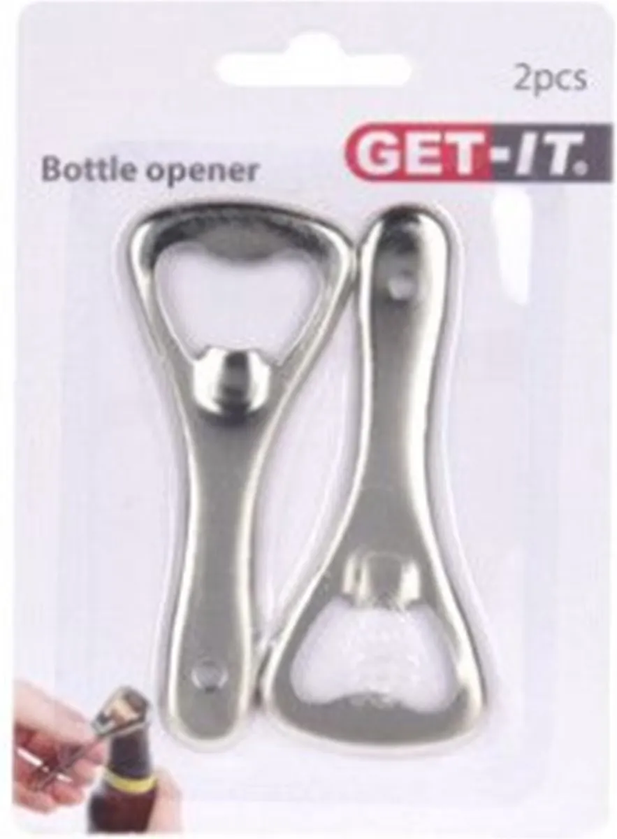 Excellent Houseware Flessenopeners 2 Stuks