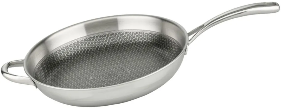 Fackelmann Elo 3513226 Koekenpan 32cm - Roestvrij Staal - Inductie/Ovenbestendig