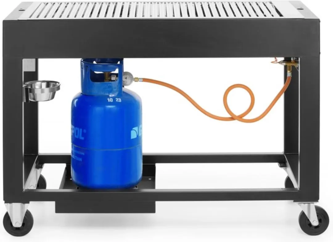 HENDI Gasbarbecue Inferno 700044 - 10kW - Zwart