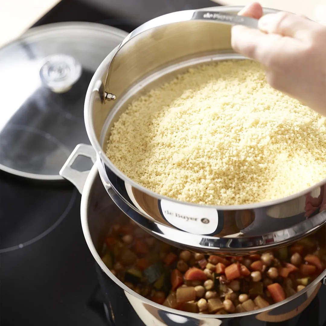 de Buyer stoominzet rvs voor pan