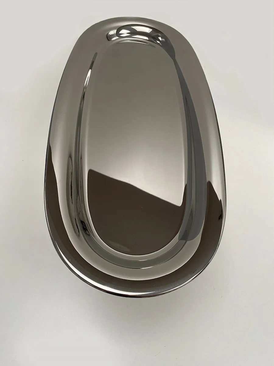 Alessi Jasper Morrison Vis-Serveerschaal 56cm - Gepolijst staal