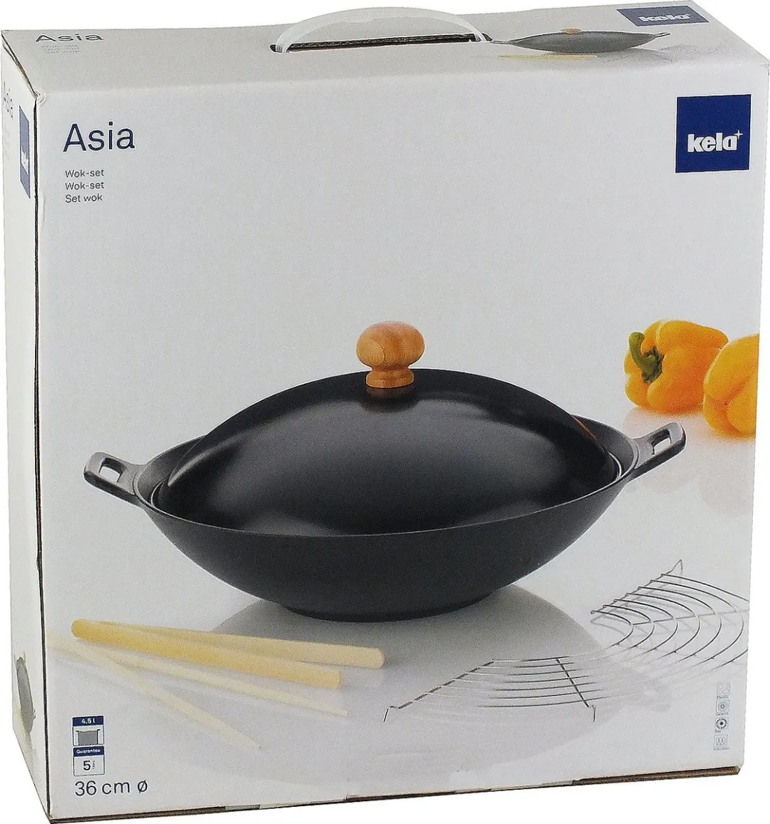 Kela Wokset 5-delig Asia 36cm - 4.5L