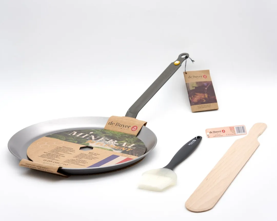 DeBuyer Crêpes- en Pannenkoekenpan Set 3-delig