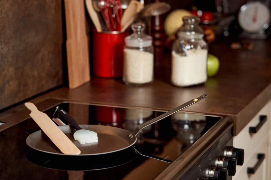 DeBuyer Crêpes- en Pannenkoekenpan Set 3-delig - 26cm - Zilver