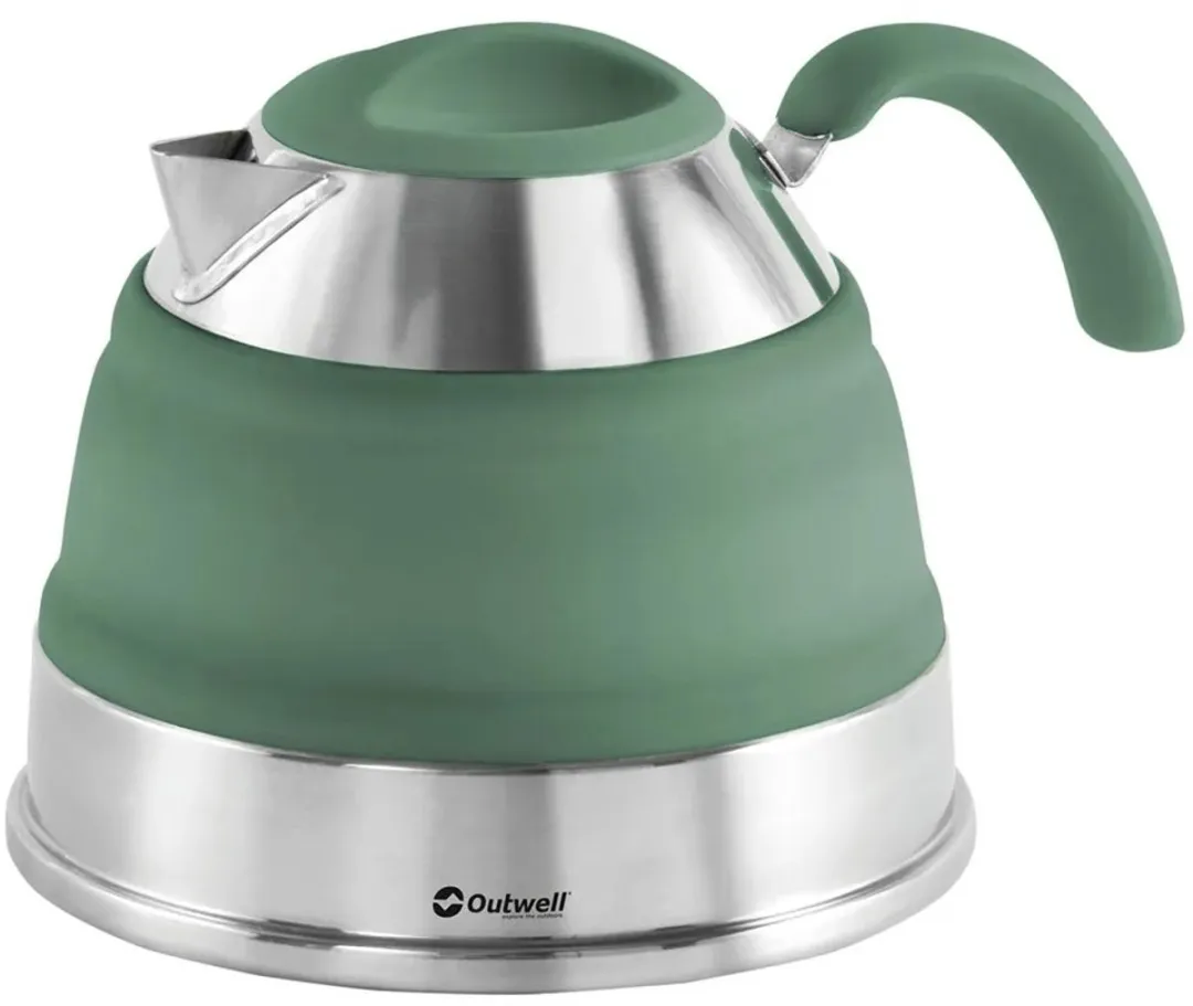 Outwell Inklapbare waterketel 1,5L - Fluitketels - Shadow Green