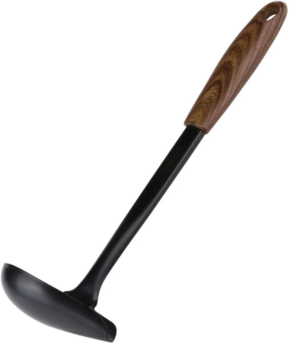 Alpina Sausopscheplepels 2x - 28x7cm - Zwart