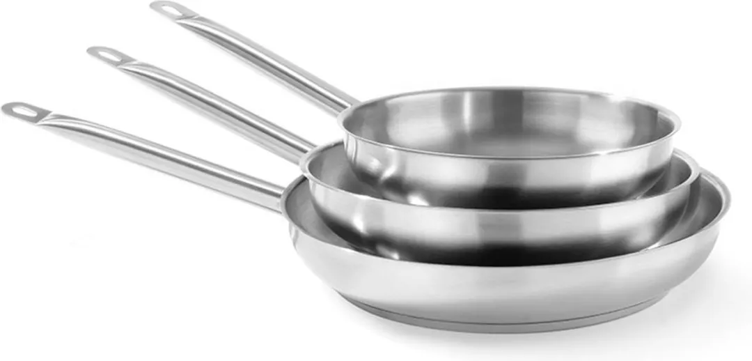 Hendi Koekenpan 1,9L Ø240mm - Inductie - Zilver