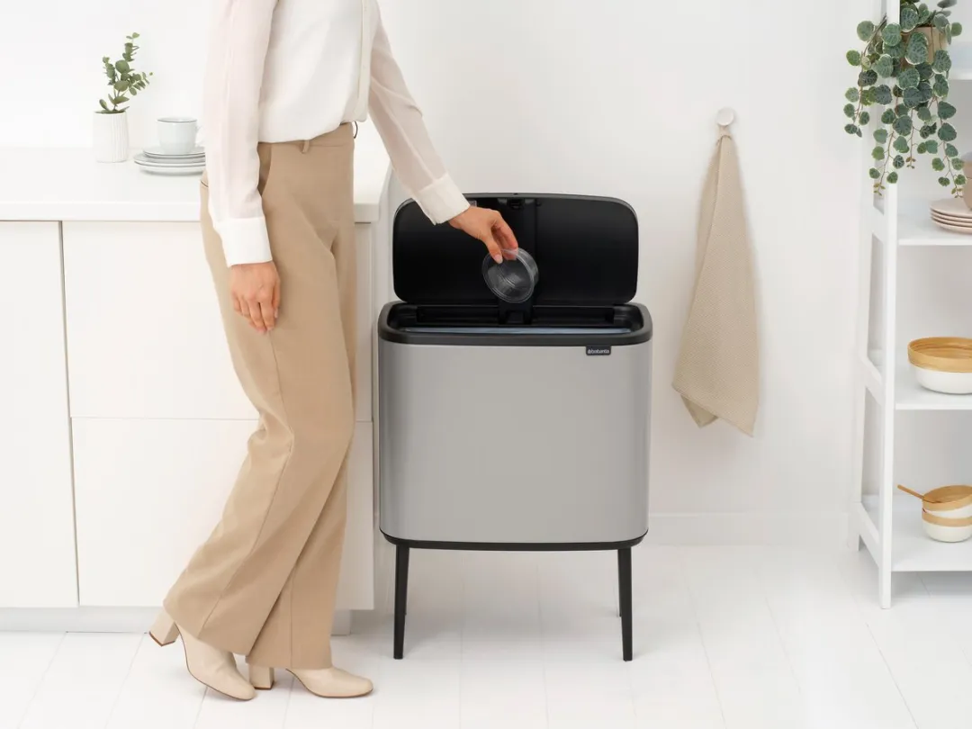 Brabantia Bo Touch Bin Prullenbak 36L - Soft Grey - afbeelding 6 van 6