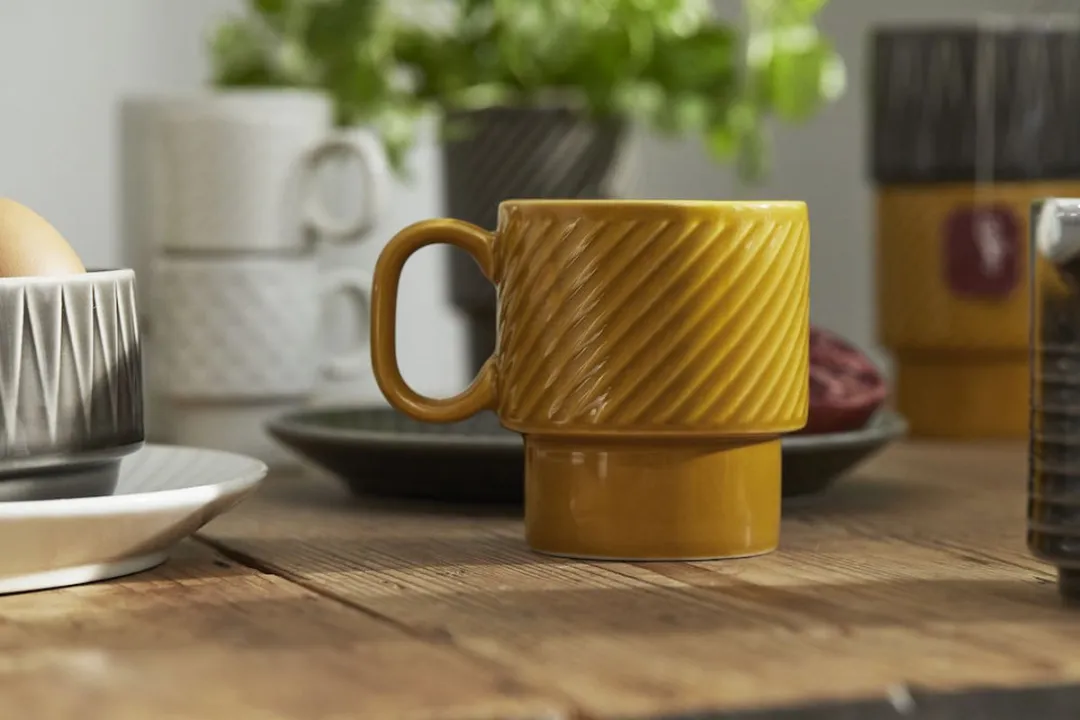Sagaform Coffee & More Mok - Geel
