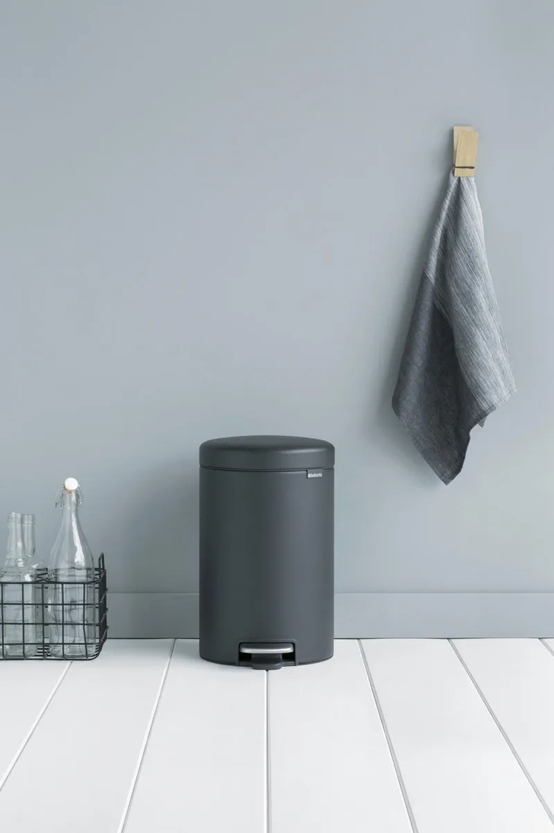 Brabantia NewIcon Prullenbak 12L - Mineral Infinite Grey