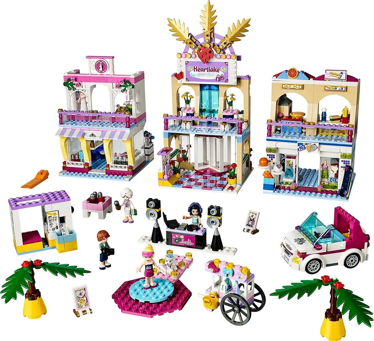LEGO Friends Heartlake Winkelcentrum 41058 - 1120 Stukken - 4 Minifiguren