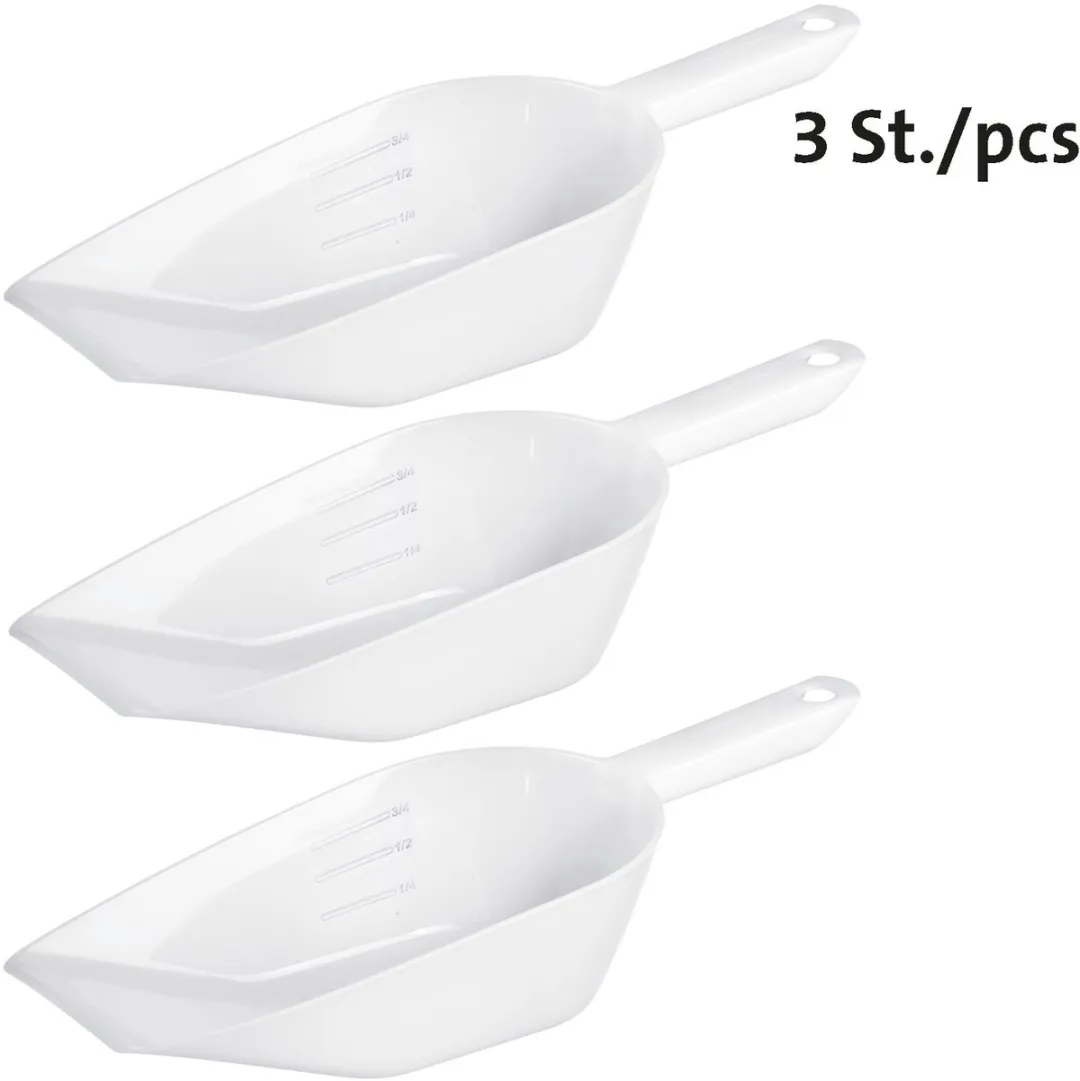 Westmark Halvar Bak-/Weeg-/Vulemmers 1400ml - 3 Stuks - Wit