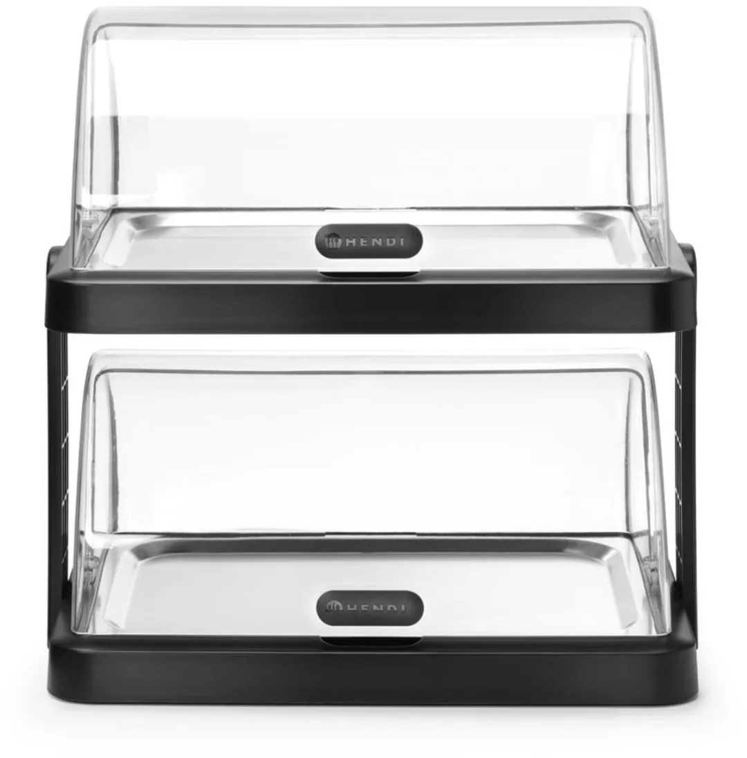 HENDI Rolltop Presentatie Gekoeld 871812 - 440x320x440mm - Transparant