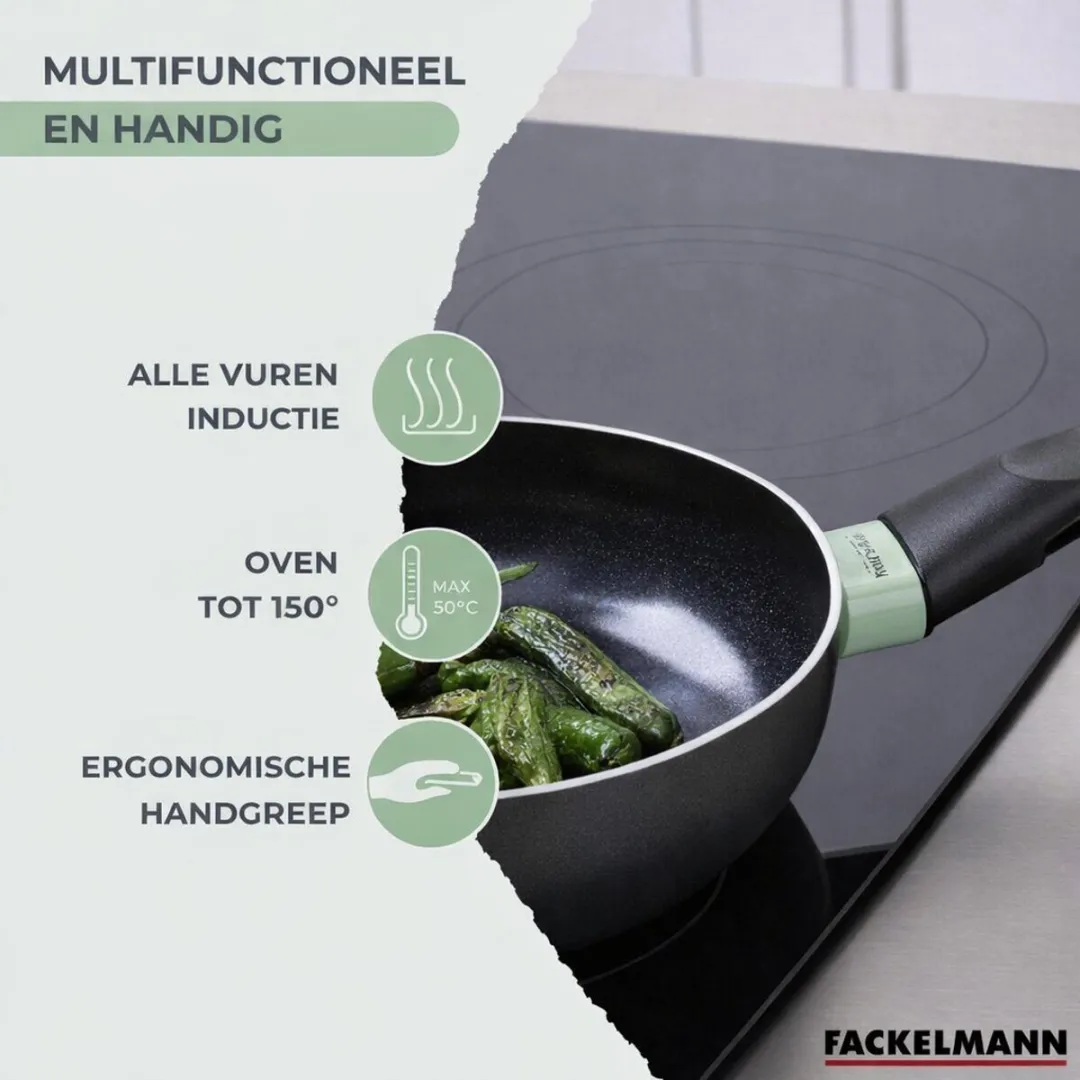 Fackelmann 9432450 Set Kookpannen 16-20cm