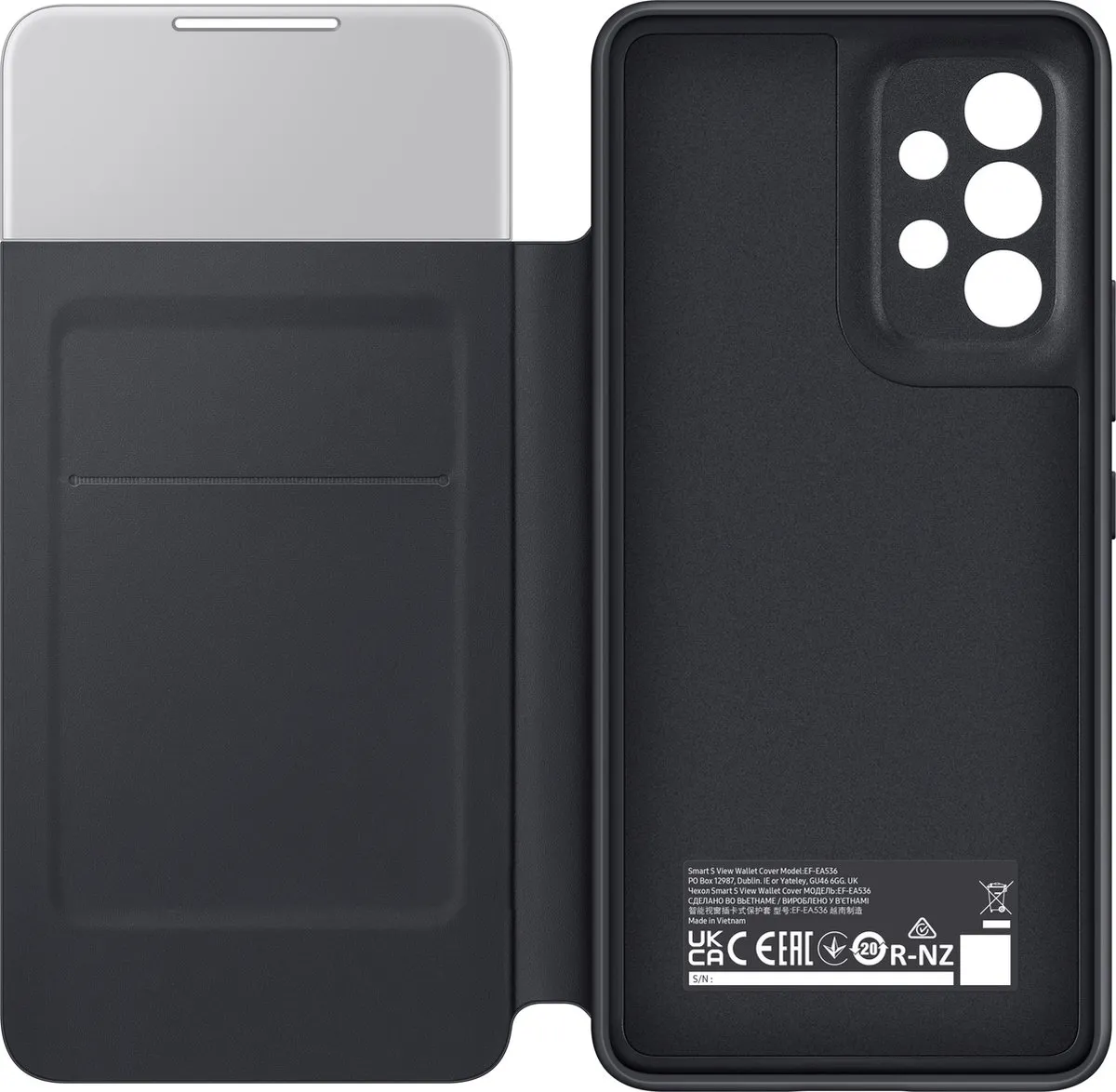 Samsung Smart S View Hoesje EF-EA536PBEGEW - Zwart