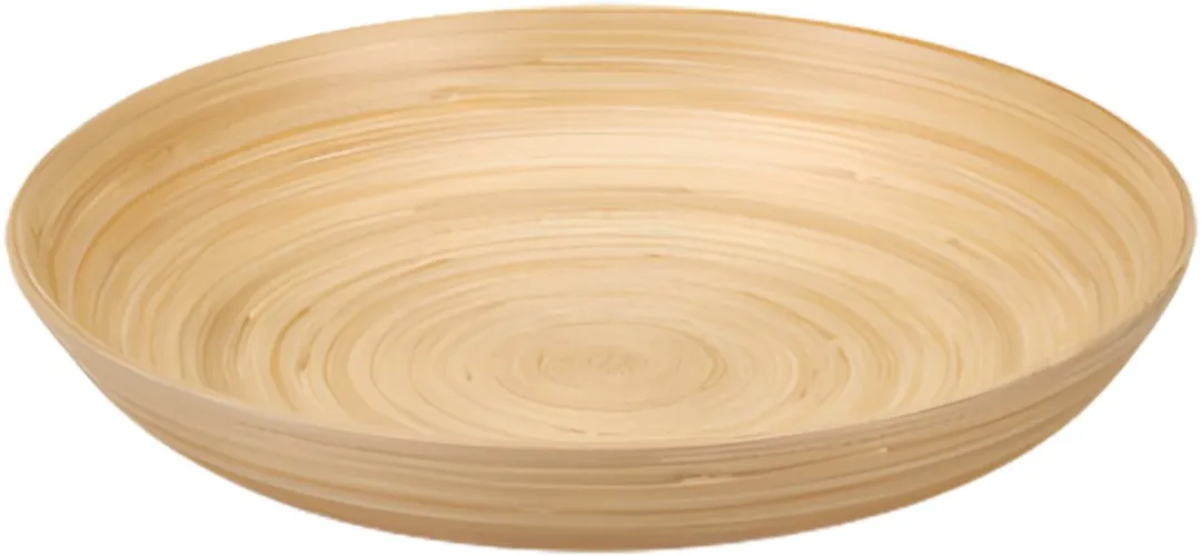 Excellent Houseware Serveerschaal Bamboe 25cm - Naturel
