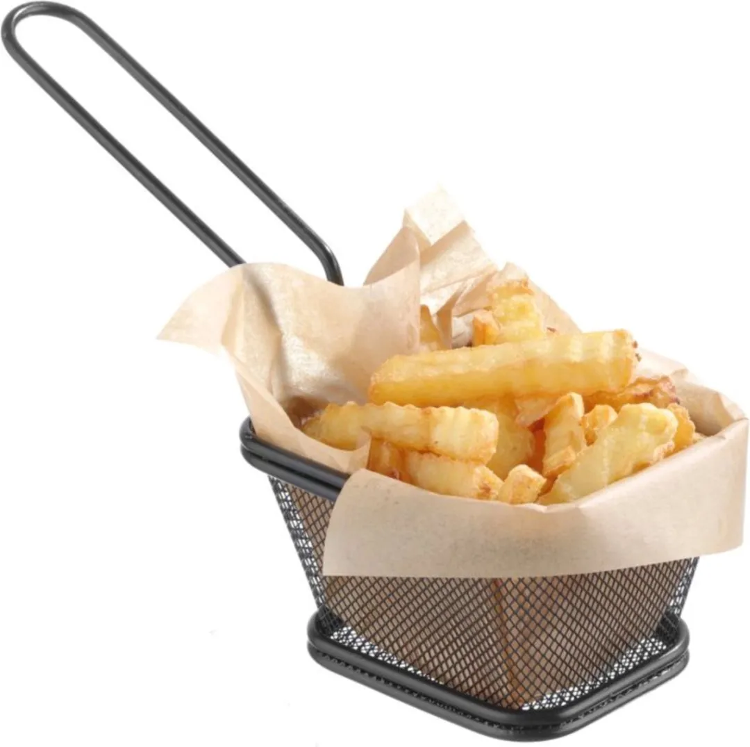 HENDI 425695 Mini Frituurmandjes - Zwart