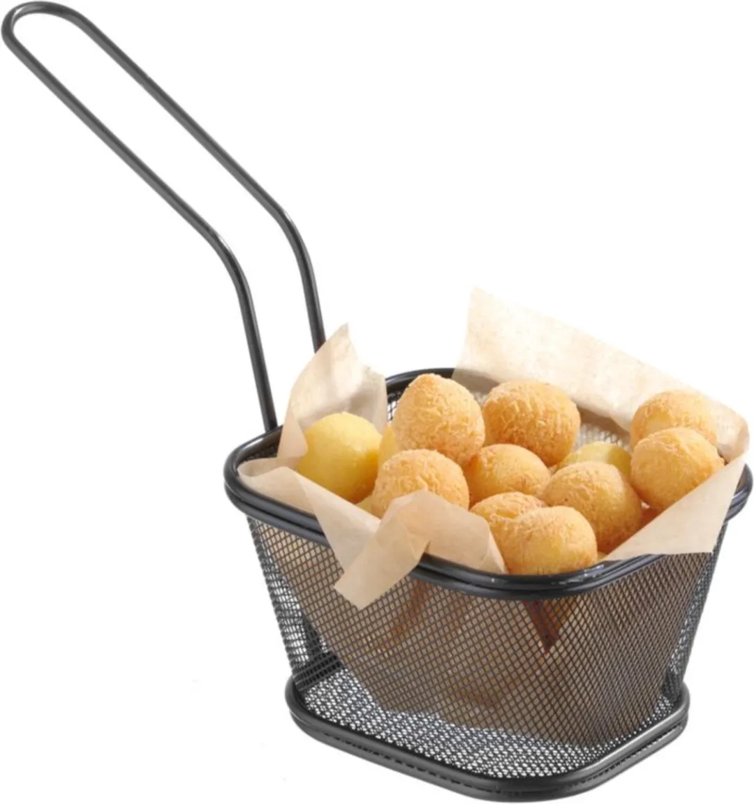 HENDI 425695 Mini Frituurmandjes - Zwart