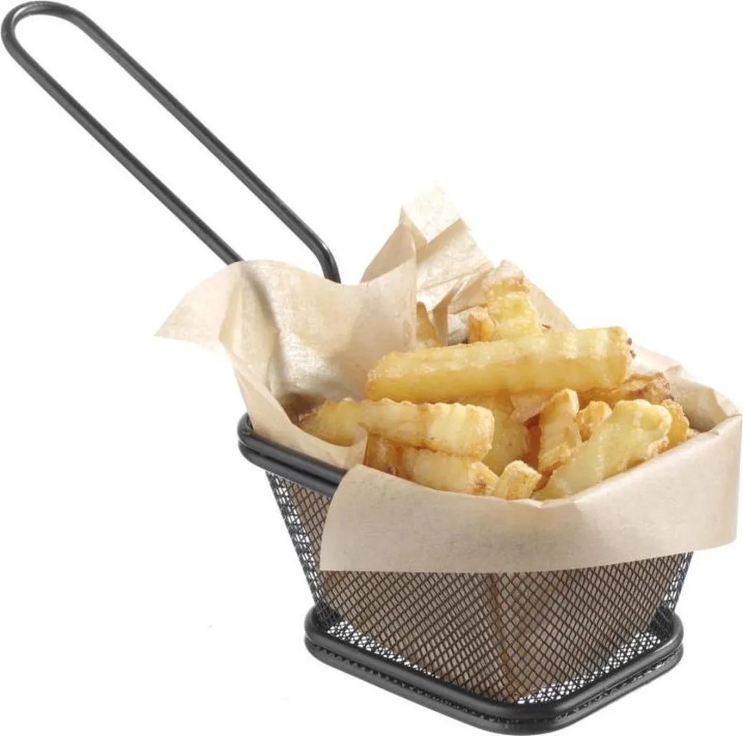 HENDI 425695 Mini Frituurmandjes - Zwart