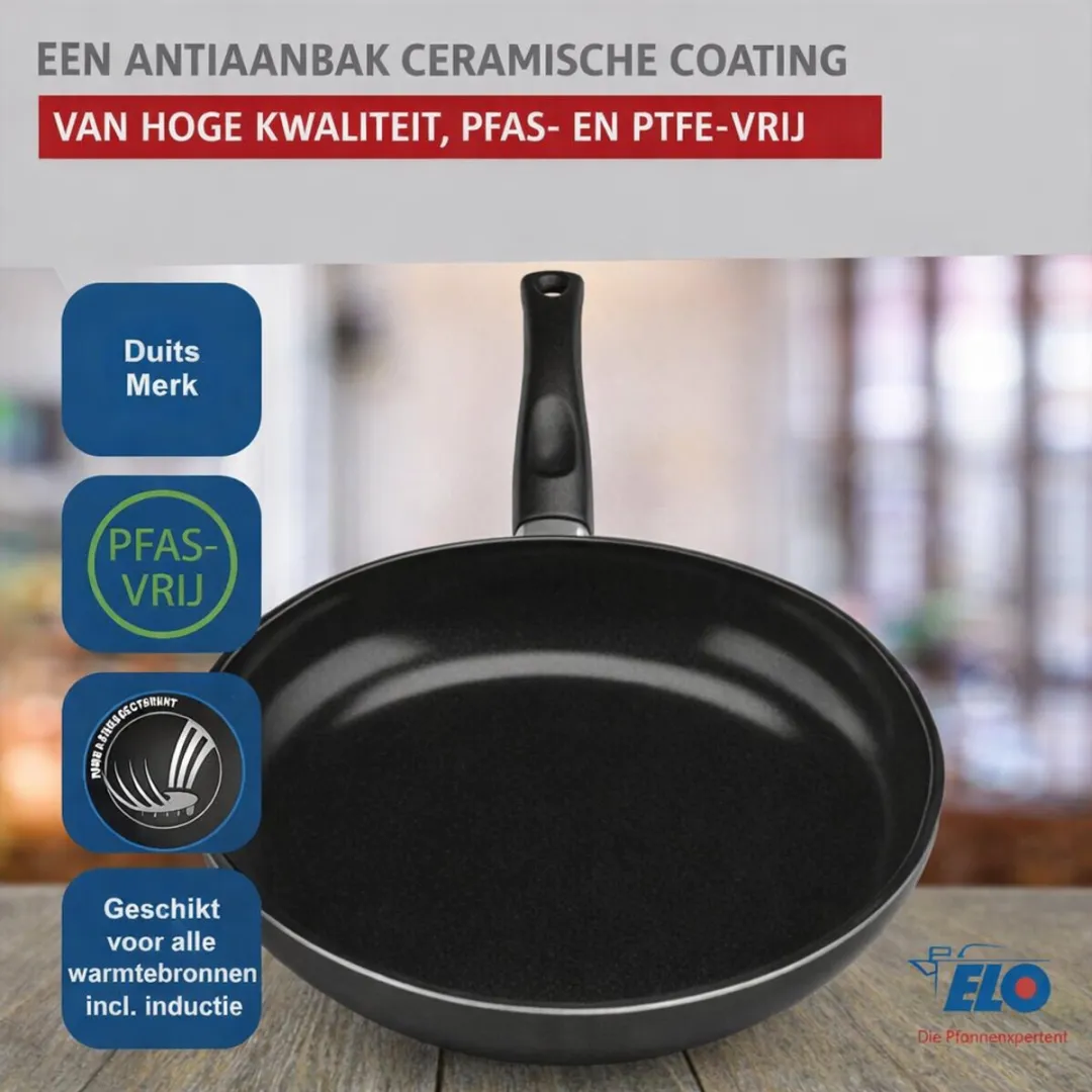 Fackelmann ELO 9743550 Keukenset 4-delig - Inductie - Roestvrij staal