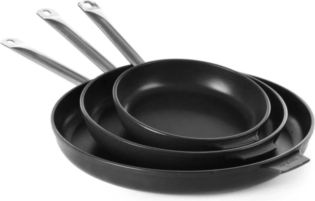 HENDI Professionele Koekenpan 40cm - Titanium Coating - Zwart