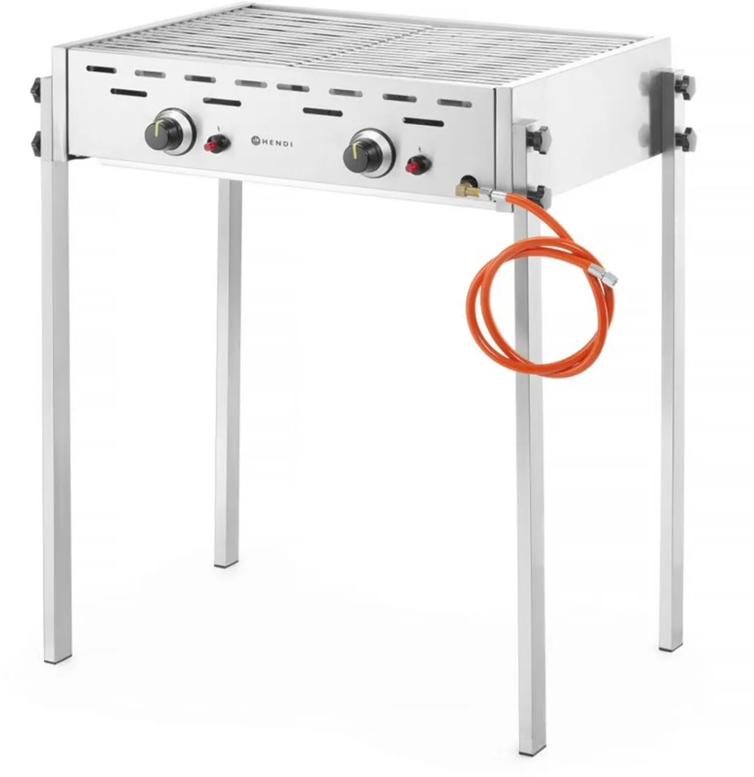 HENDI Roast-Master Pro Gasbarbecue 11,6kW - 2 Branders - RVS