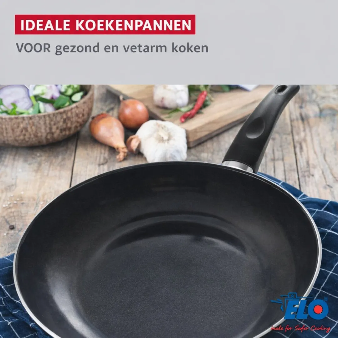 Fackelmann ELO 9739850 Keukengerei Set - 6-delig - Inductie - Zwart
