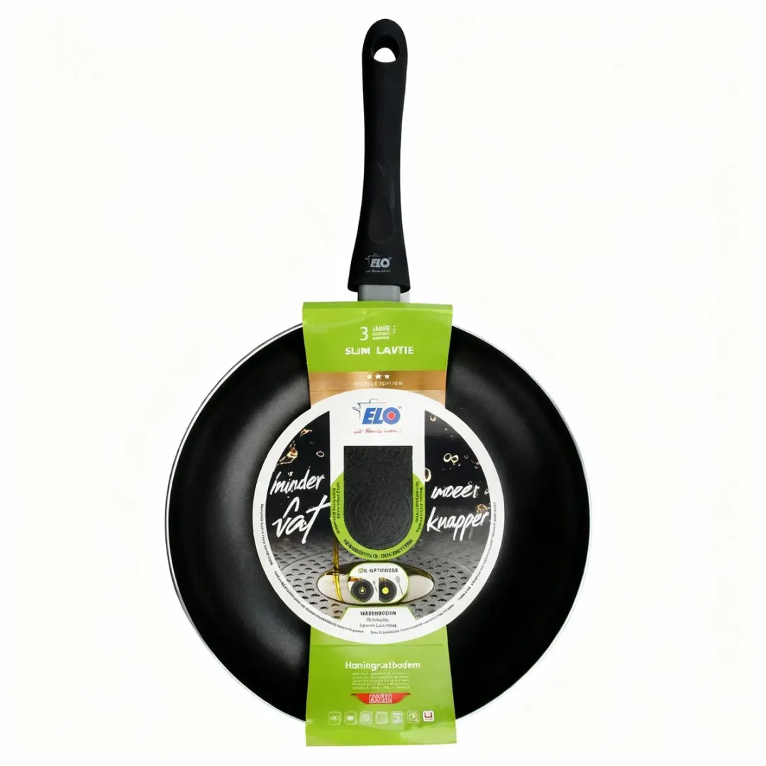 Fackelmann Elo 4352826 Koekenpan 28cm - Honingraatbodem - Zwart