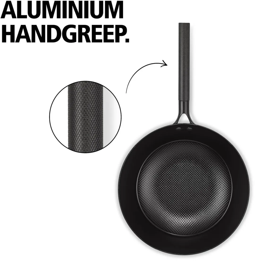 Brabantia Patron Wokpan 28cm - Inductie - Zwart